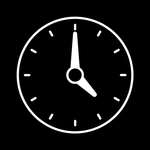 Black White – Clock